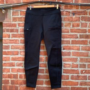 Patagonia Crosstrek Fleece-Lined Tights (M) Black